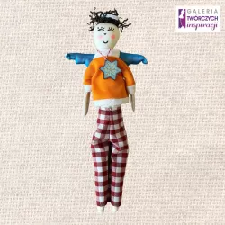 Bajkowy Aniołek (5) - Lalka tekstylna 42 cm